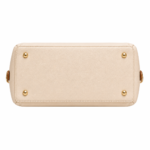 Favrila Women’s Cream Handbag with Shoulder Strap - Image 2