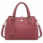 Rose Structured Satchel Handbag