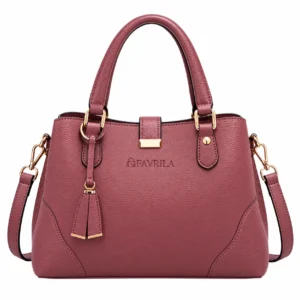 Rose Structured Satchel Handbag
