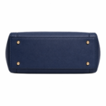Favrila Women’s Navy Blue Handbag with Double Handles - Image 4